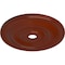 Ekena Millwork Jefferson Ceiling Medallion (Fits Canopies up to 5"), 26 1/2"OD x 3 5/8"ID x 1 1/2"P, Firebrick CM26JEFIF - alternate 4